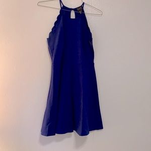 Worn Once - Royal Blue Mini A Line Dress